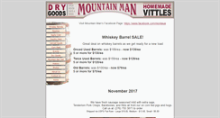 Desktop Screenshot of mountainmaninc.biz